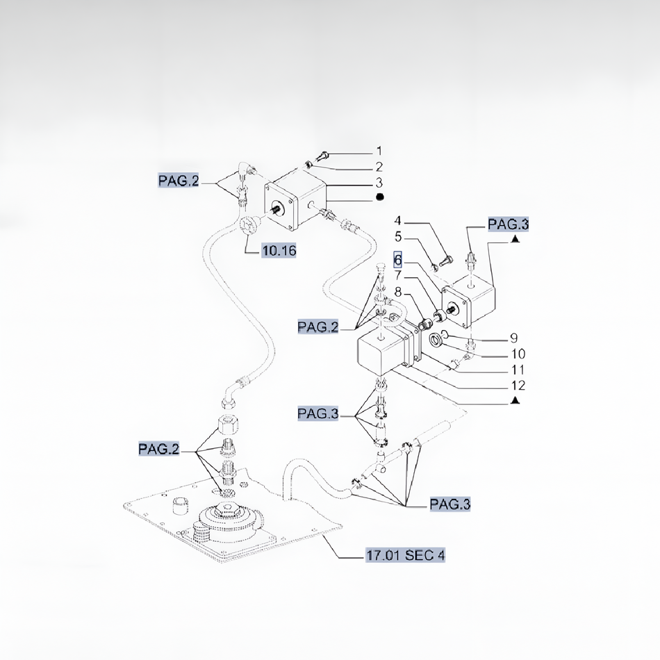 920018788 POMPA OLIO MOTORE PER VENDEMMIATRICI NEW HOLLAND
