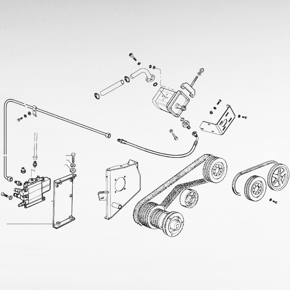 322049400 POMPA IDRAULICA PER MIETITREBBIE GRUPPO AGCO LAVERDA