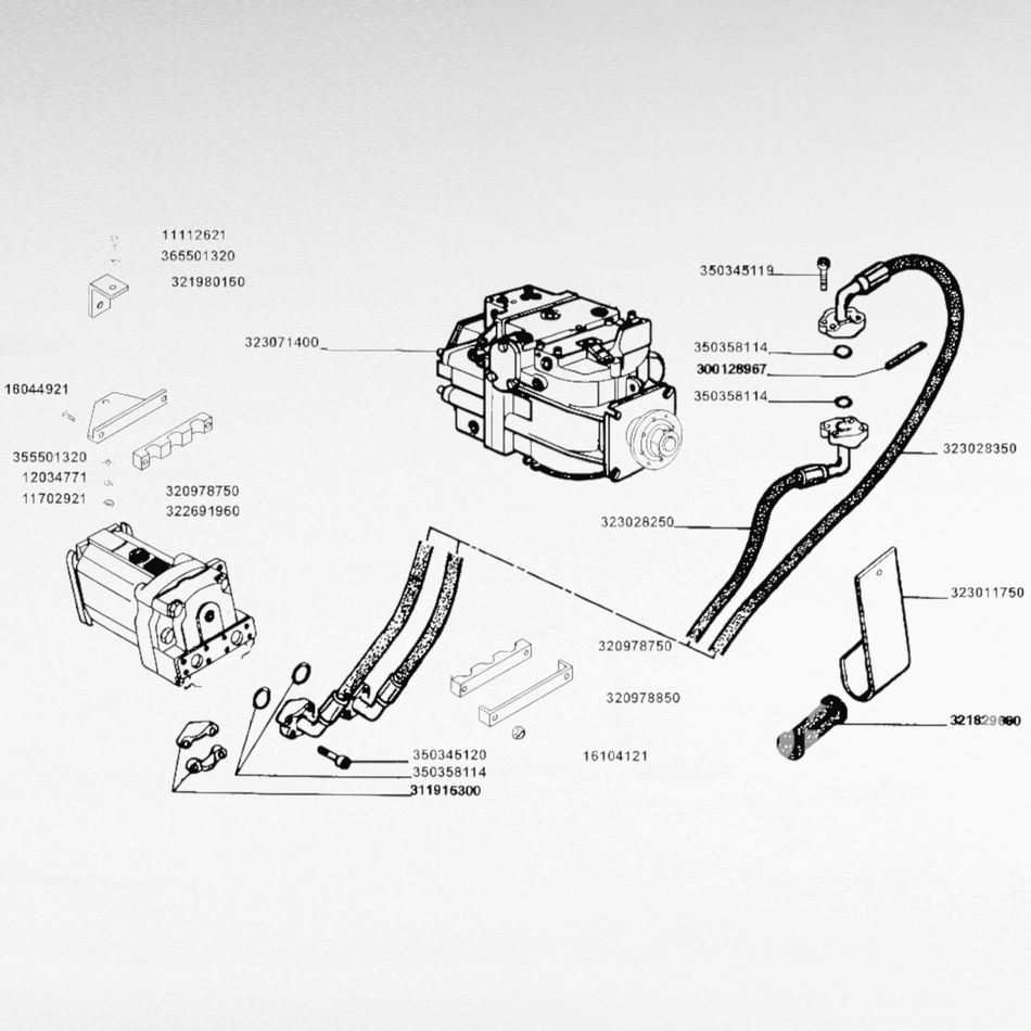 Pompa sistema idrostatico