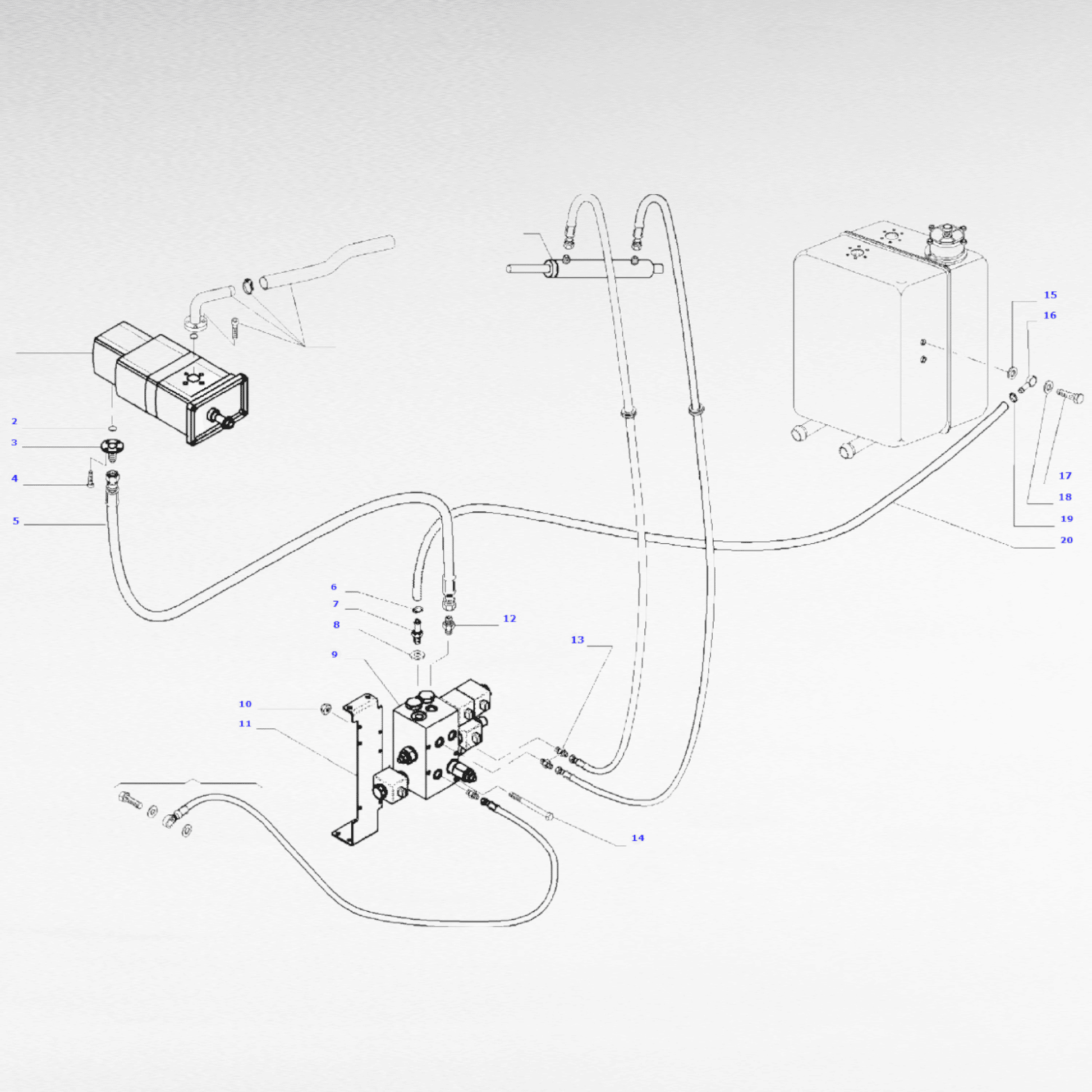 323317300 POMPA IDRAULICA MACCHINE DA RACCOLTA LAVERDA/FENDT/CHALLENGER