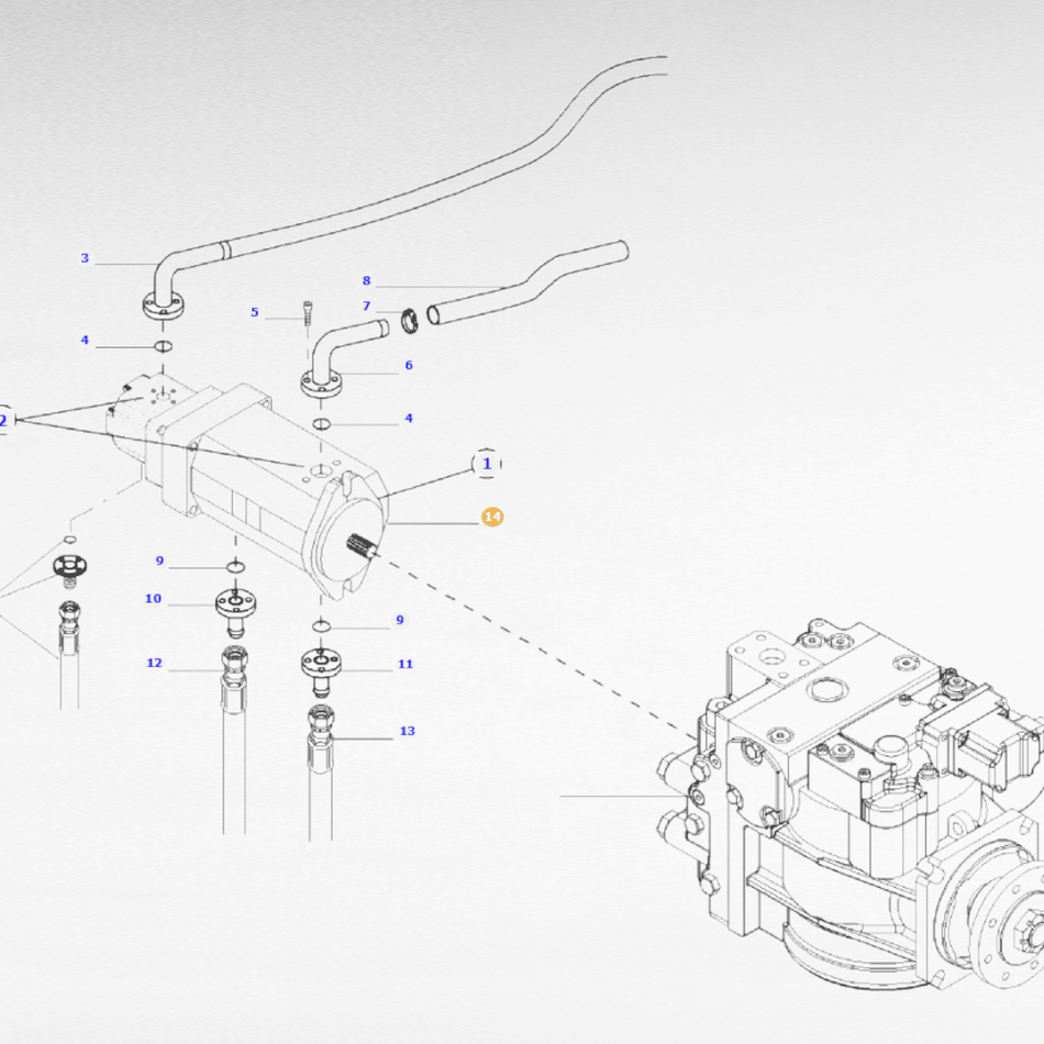 pompa idraulica agco