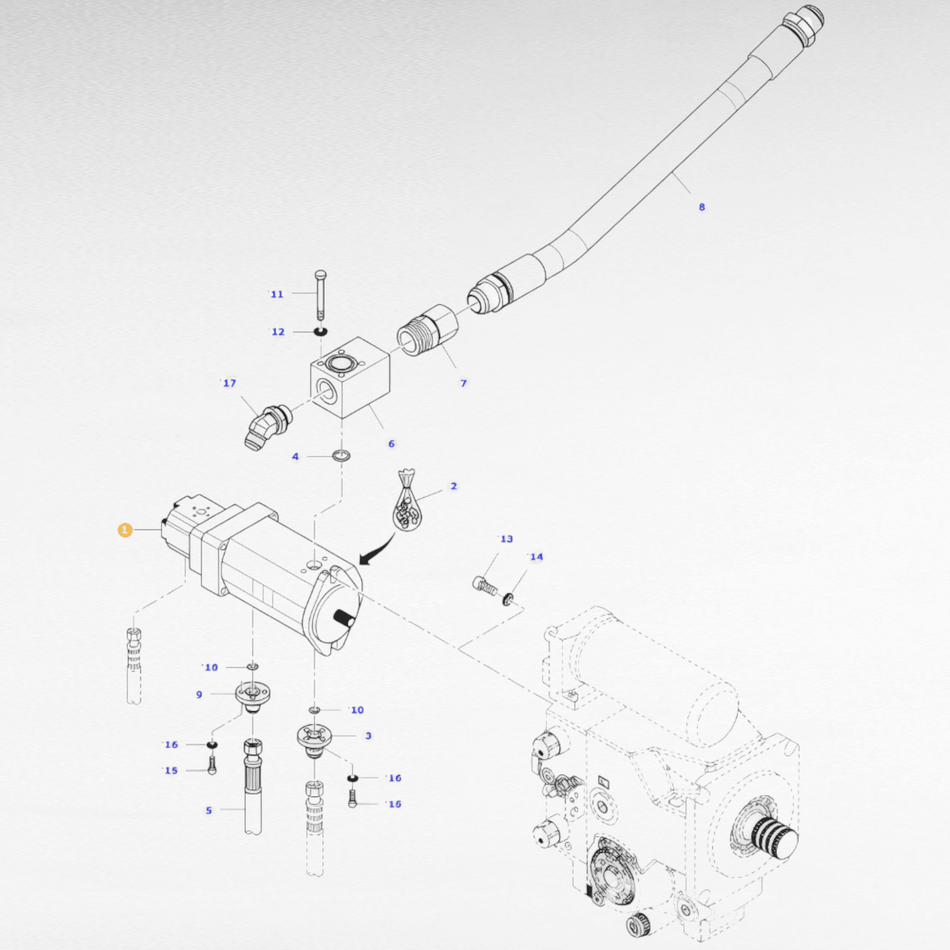 pompa per impianto idraulico principale