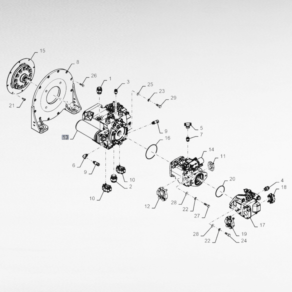 35.01394 POMPA IDRAULICA PER MEZZI FIAT NEW HOLLAND