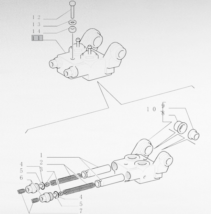 5144783 POMPA FRENI PER MACCHINE NEW HOLLAND / CASE IH