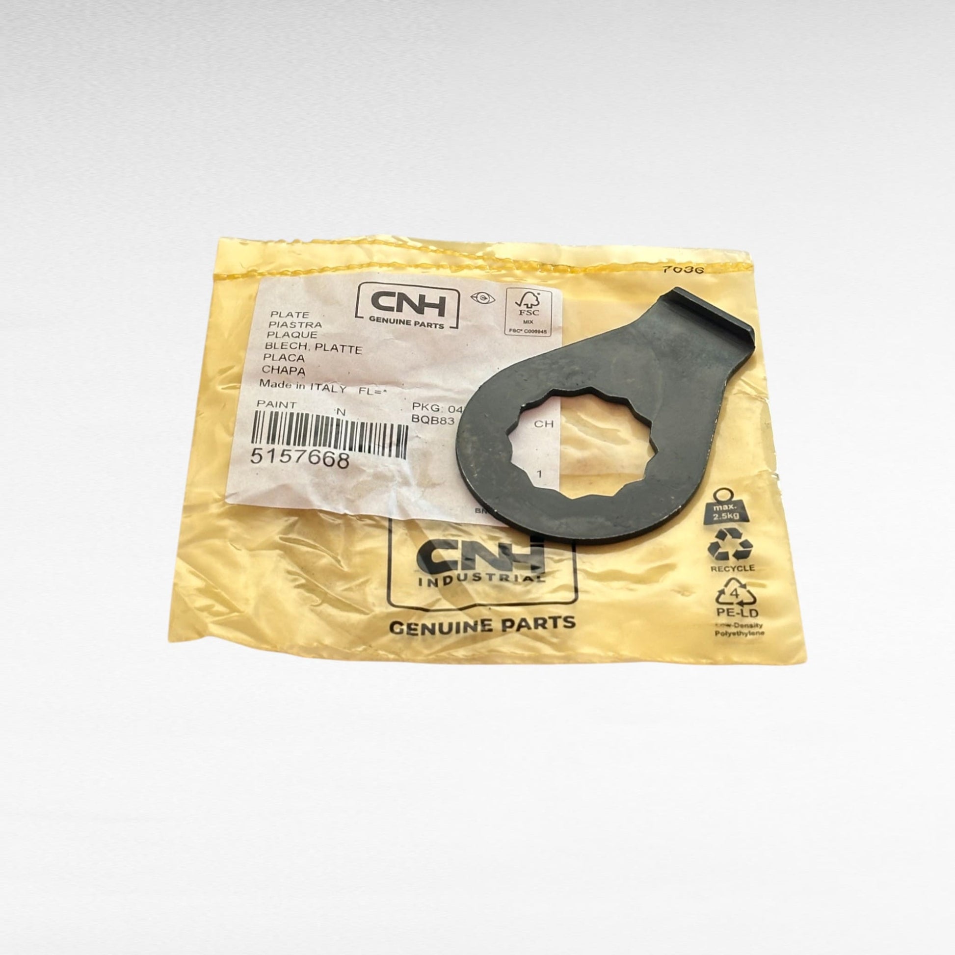 5157668 PIASTRA PER MODELLI CASE E NEW HOLLAND