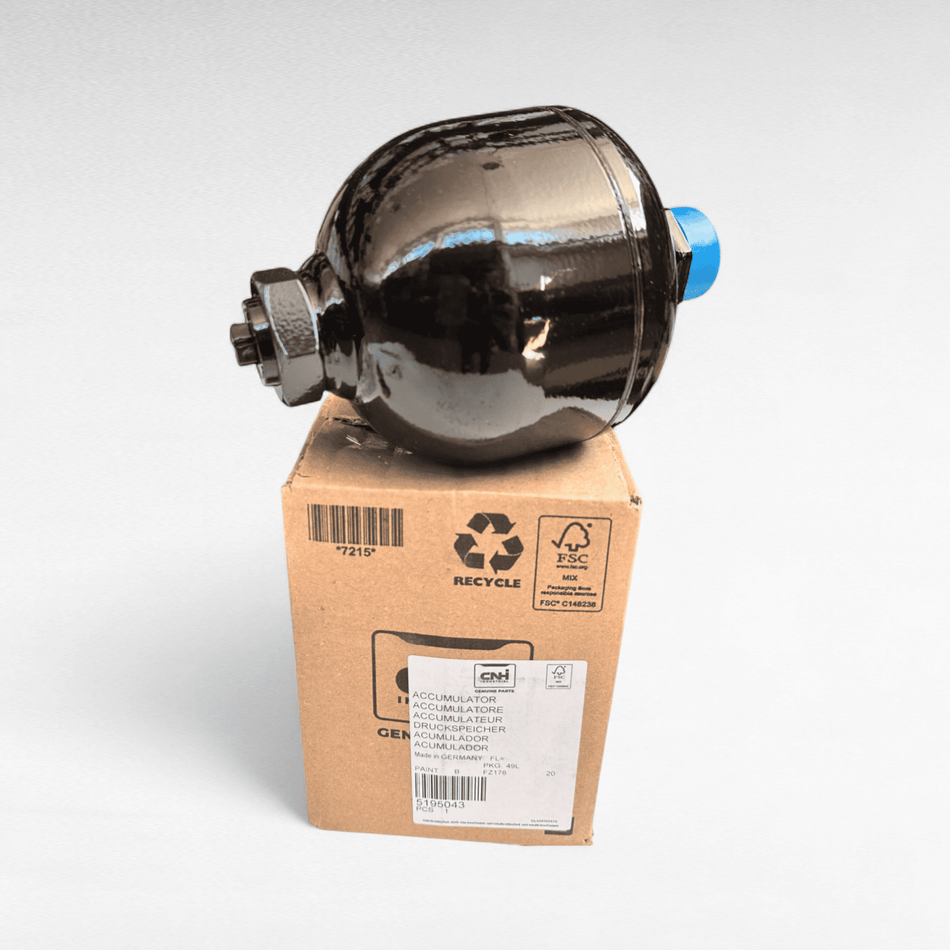 5195043 ACCUMULATORE IDRAULICO PER MEZZI NEW HOLLAND, 60 BAR, 0.75L