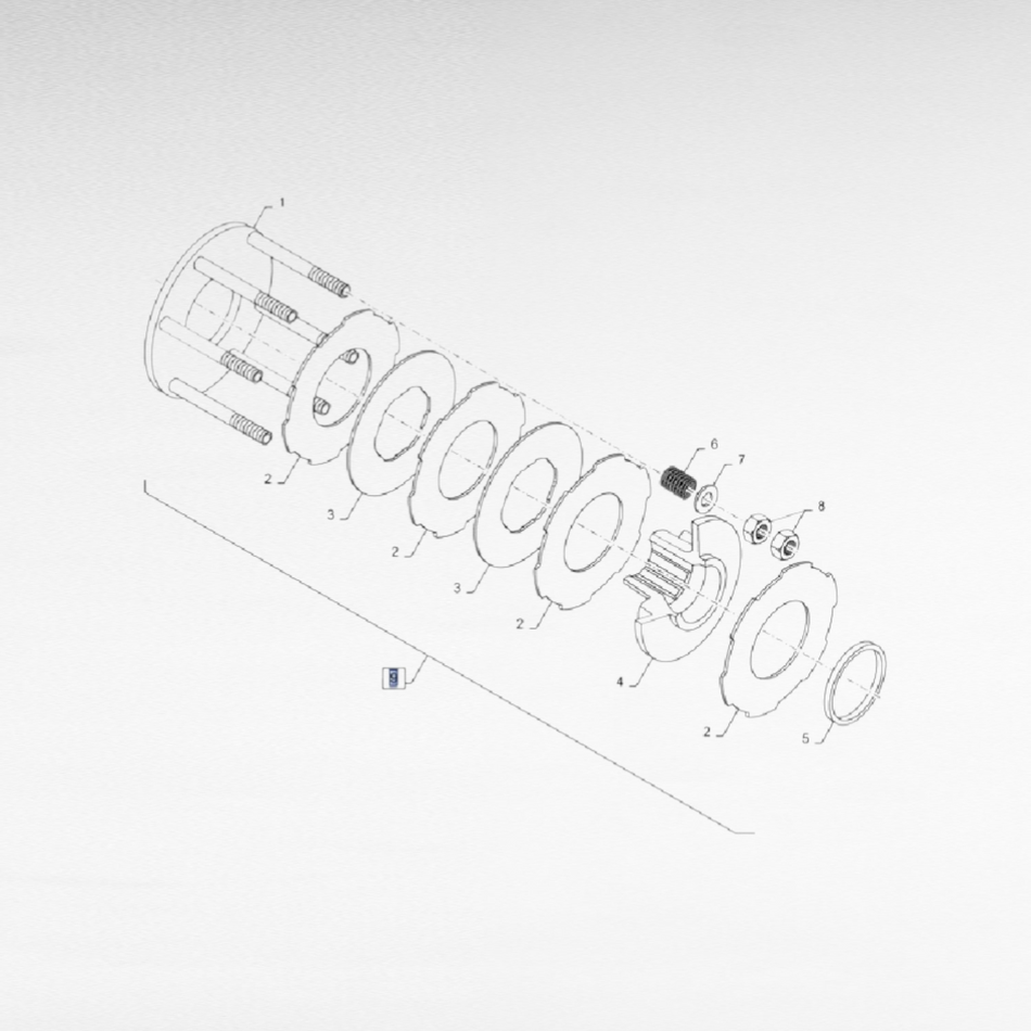 74966857400 ORGANI DI SPINTA FRIZIONE PER MEZZI NEW HOLLAND