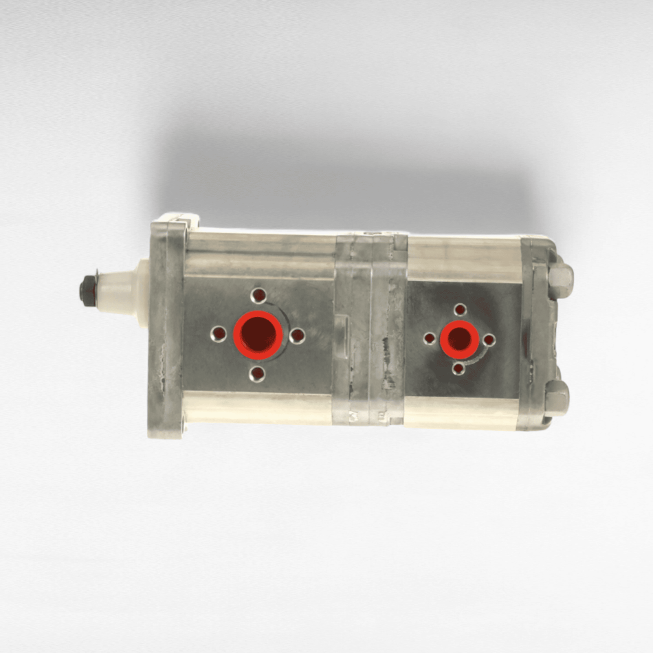 pompa ad ingranaggi, doppia filtrazione