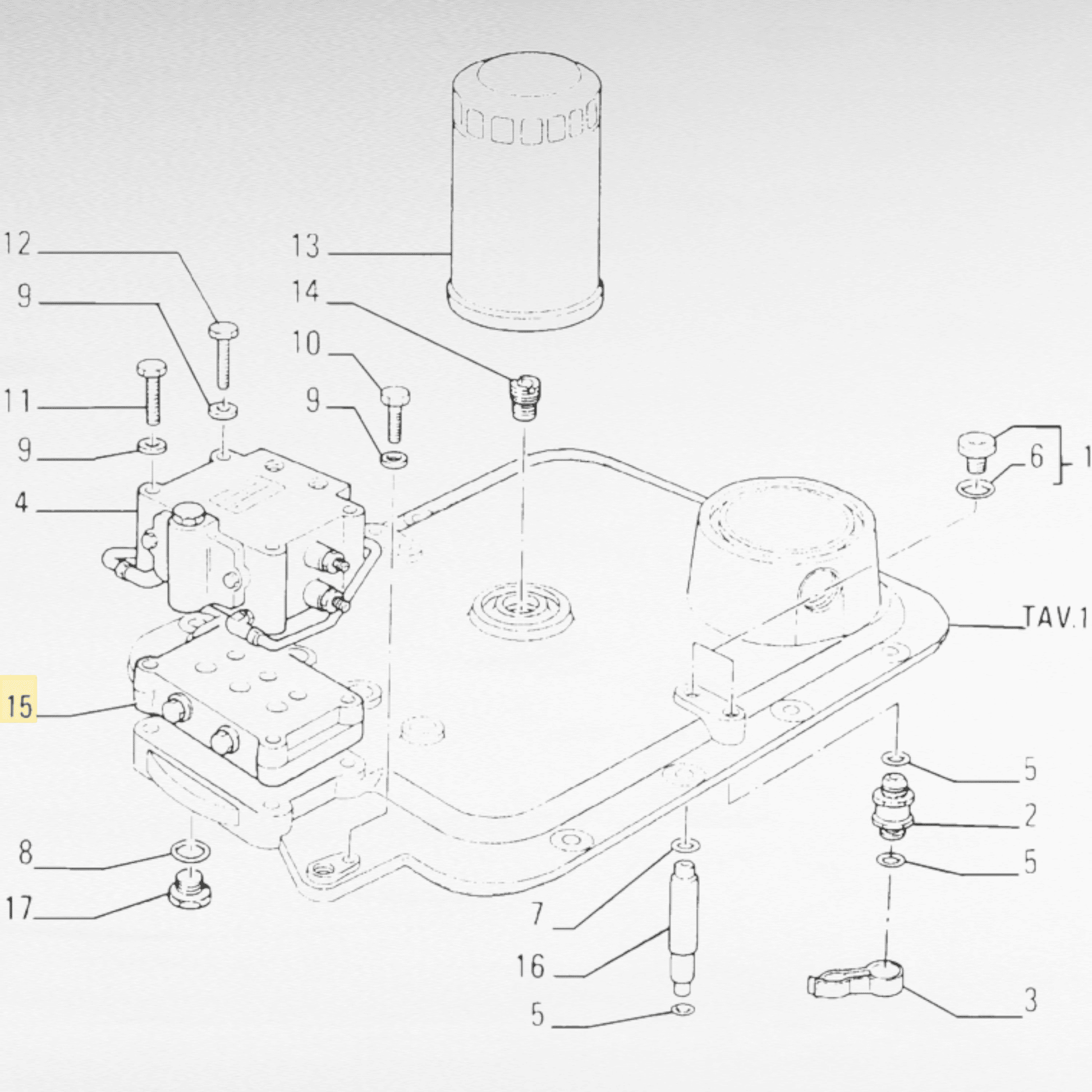 79108161 VALVOLA IDRAULICA PER MEZZI INDUSTRIALI NEW HOLLAND