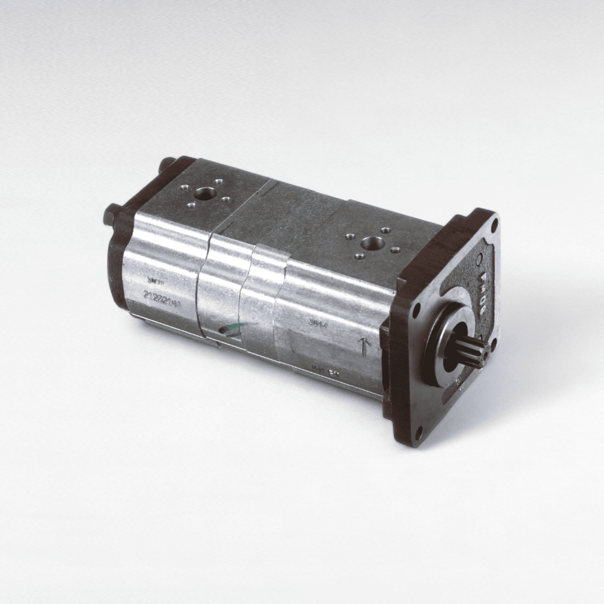 Pompa idraulica doppia a ingranaggi