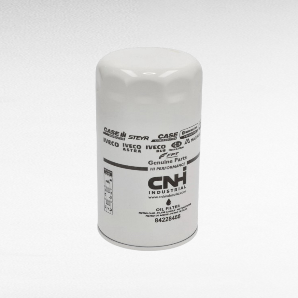 84228488 FILTRO OLIO MOTORE PER MEZZI NEW HOLLAND