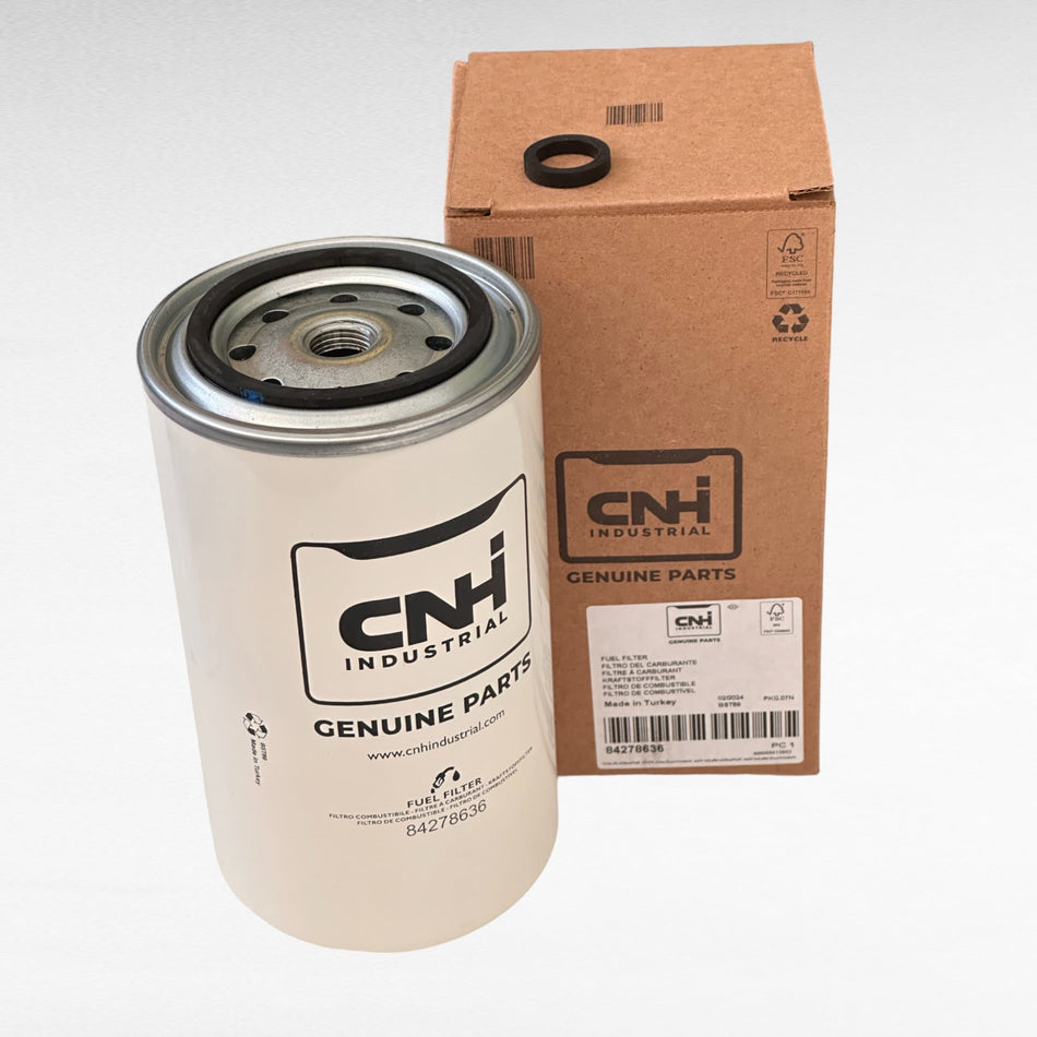 84278636 FILTRO CARBURANTE PER TRATTORI FIAT NEW HOLLAND