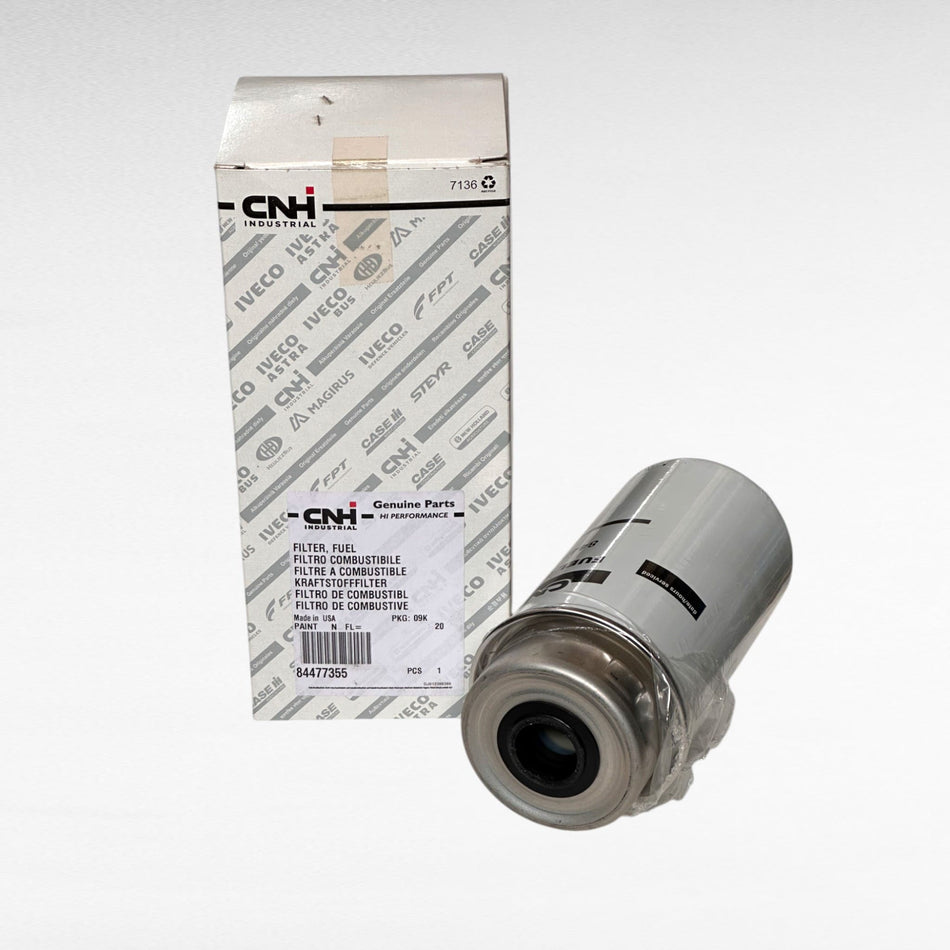 84477355 FILTRO CARBURANTE PER TRATTORI FIAT NEW HOLLAND