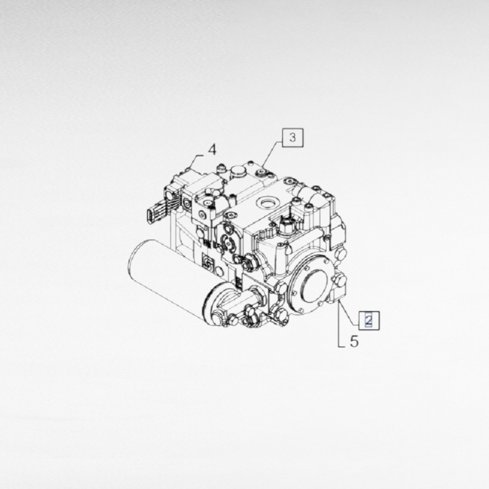84817315 POMPA IDRAULICA DELL'IDROSTATICA PER MIETITREBBIE NEW HOLLAND