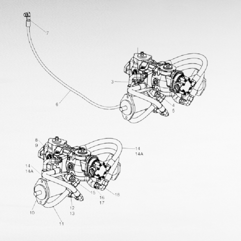 86566184 POMPA IDRAULICA PER MINI PALE NEW HOLLAND