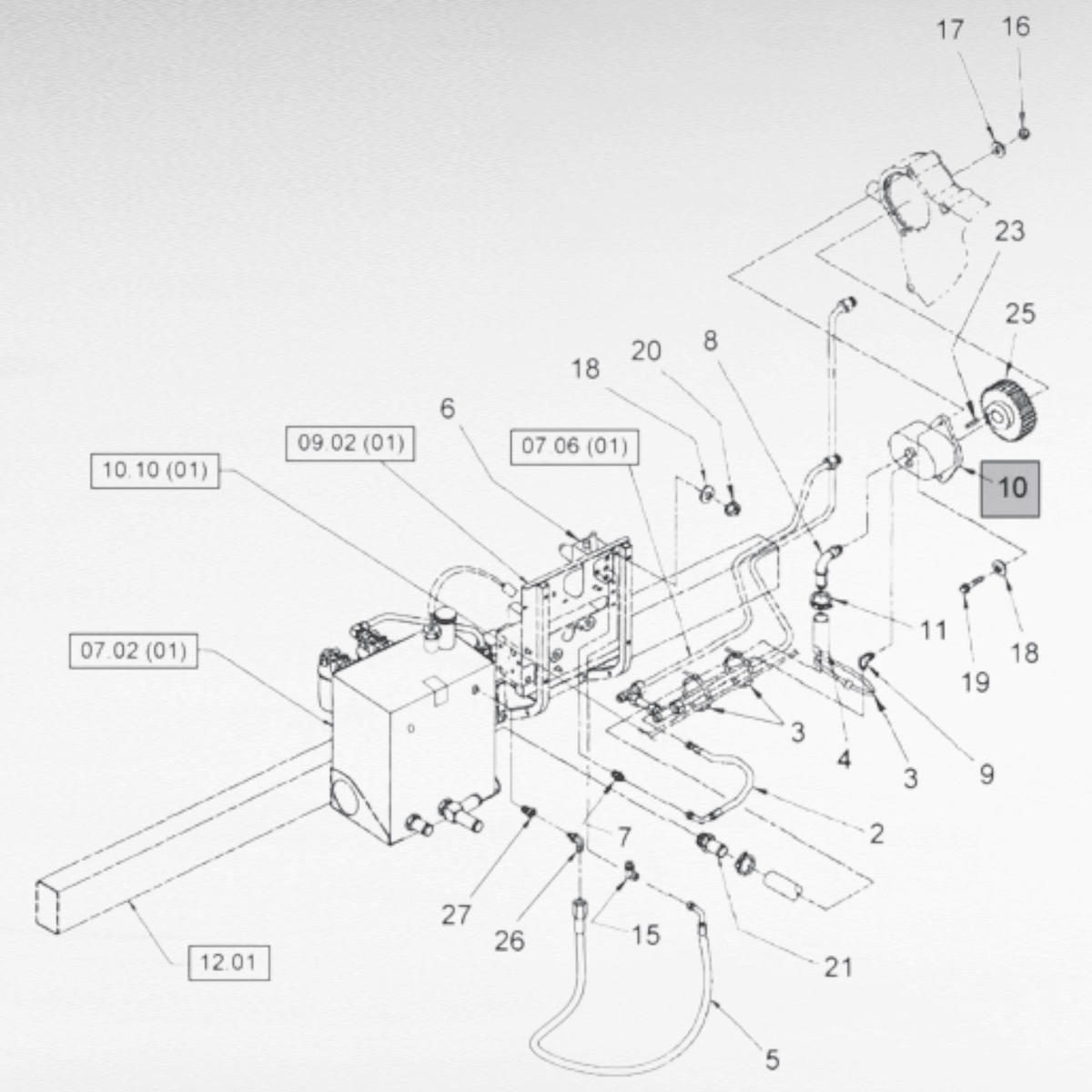 pompa idraulica per mezzi New Holland 