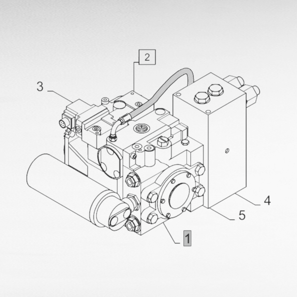 87325073 POMPA IDRAULICA DELL'IDROSTATICA PER MIETITREBBIE NEW HOLLAND