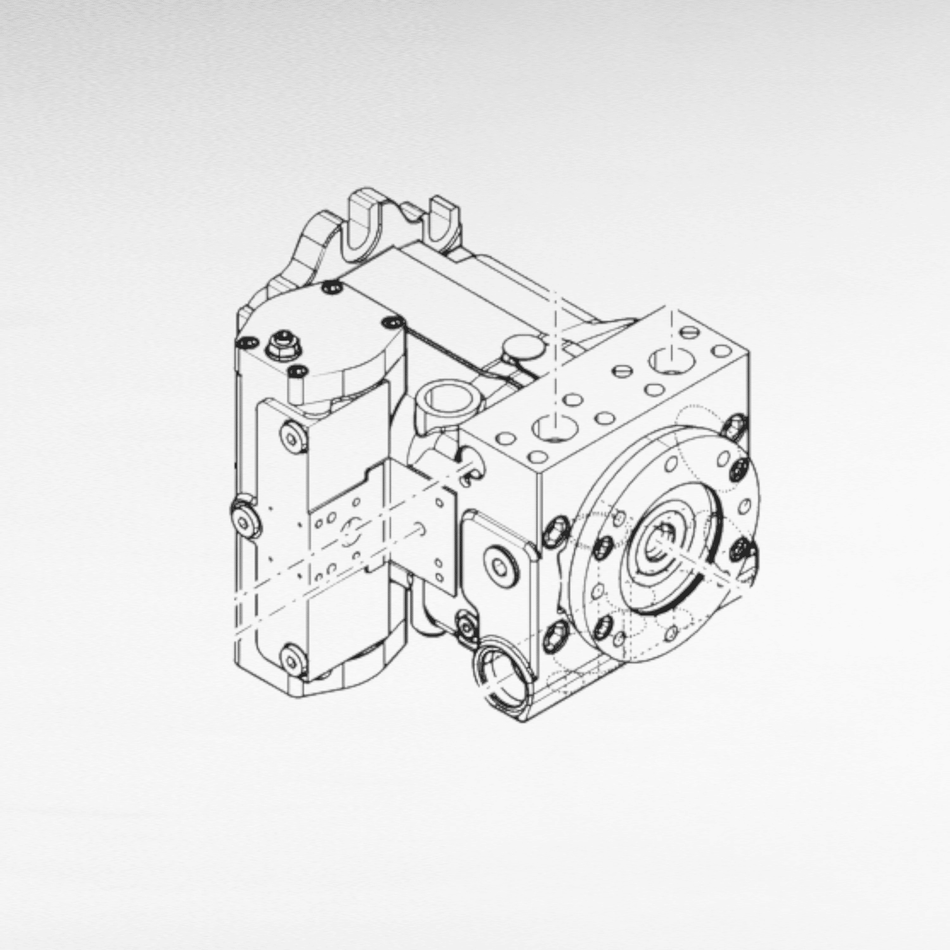 87470365 POMPA IDRAULICA PER VENDEMMIATRICI NEW HOLLAND