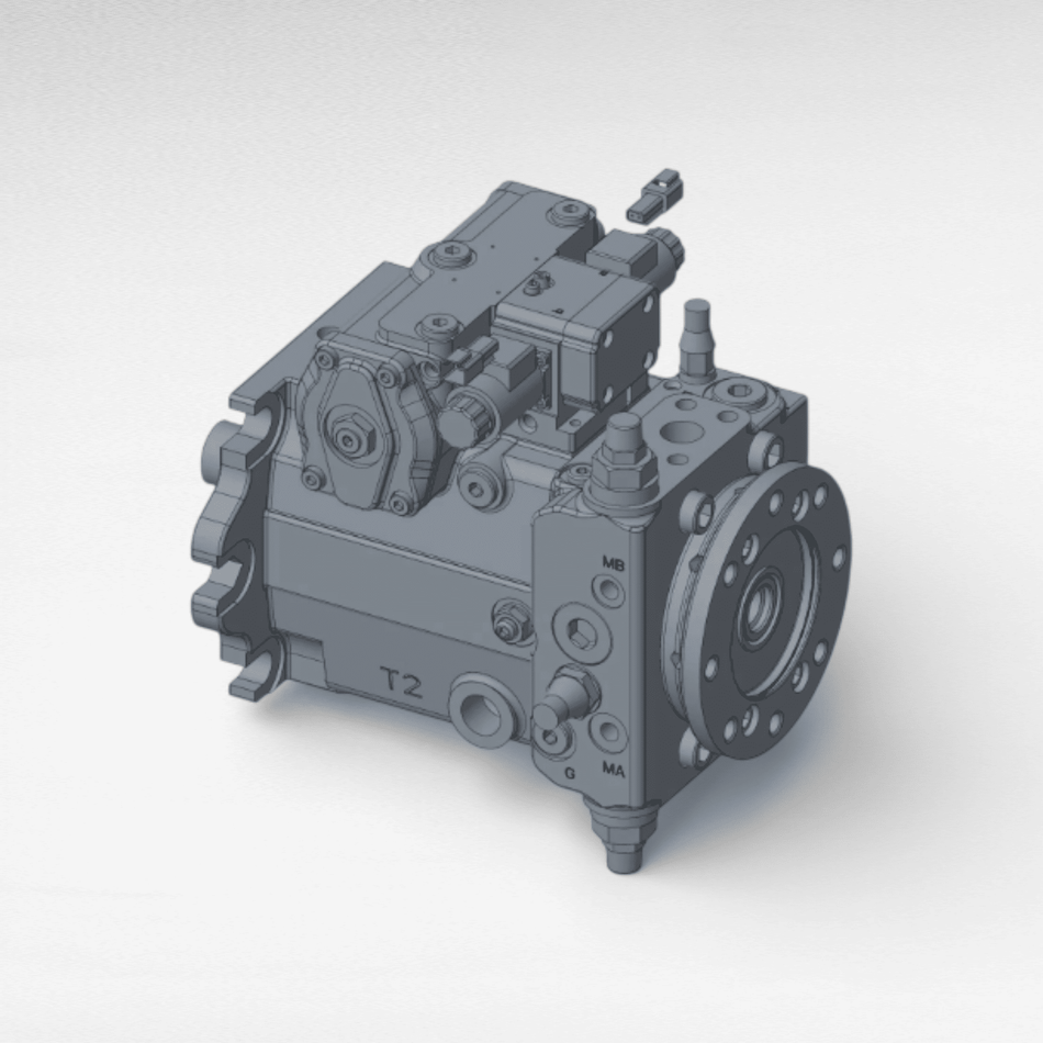 87490609 POMPA IDRAULICA DELL'IDROSTATICA PER VENDEMMIATRICI NEW HOLLAND