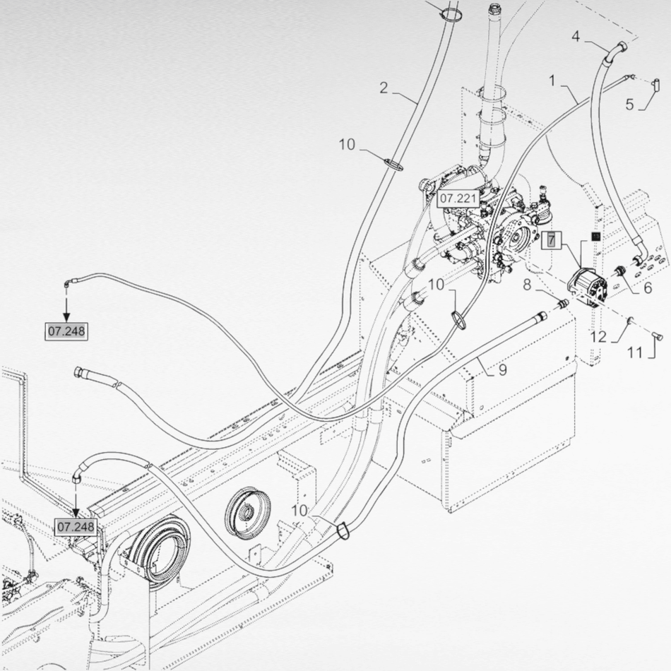 87631812 POMPA IDRAULICA PER MACCHINE DA RACCOLTA NEW HOLLAND