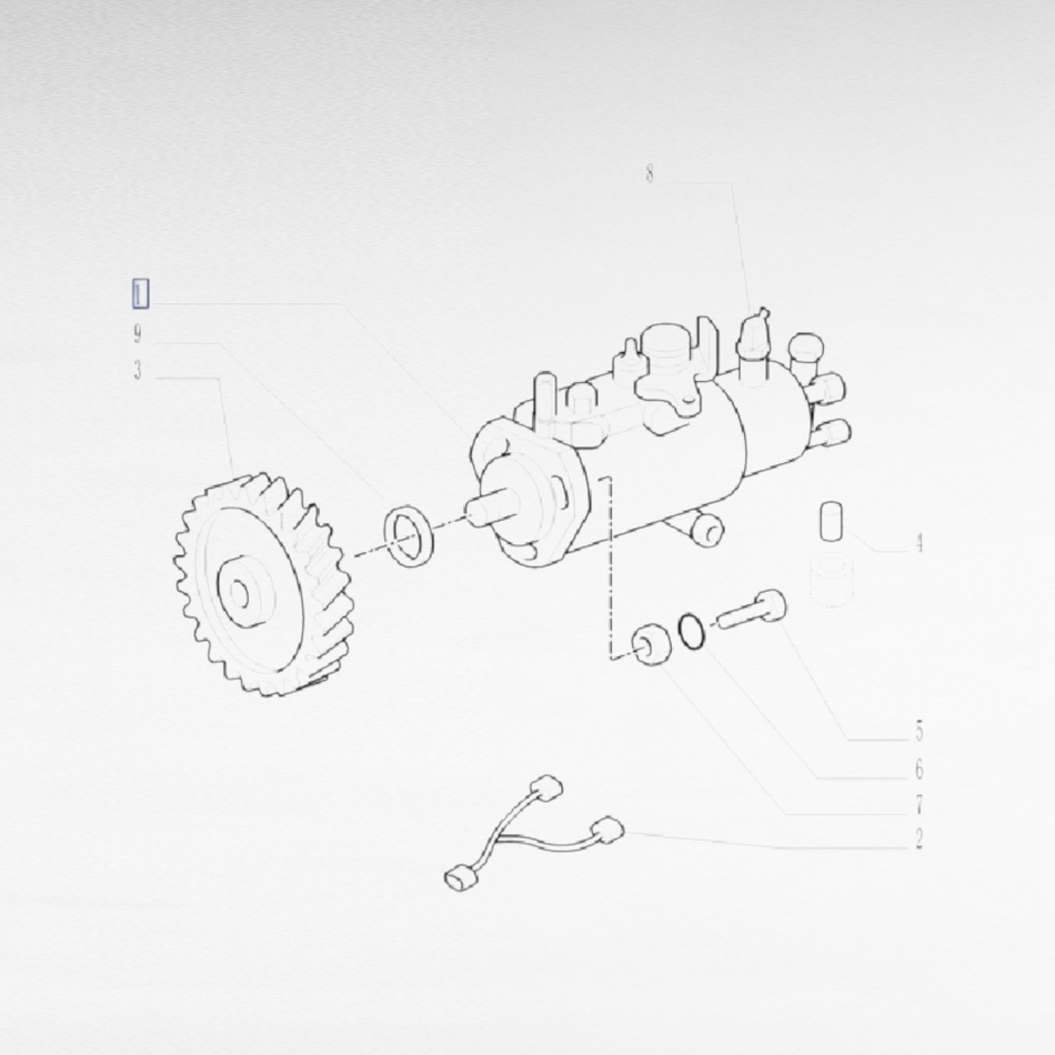 87840657 POMPA CARBURANTE PER TRATTORI NEW HOLLAND