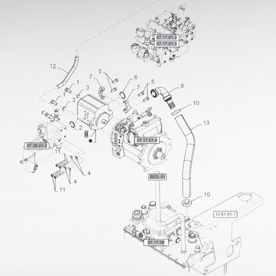 920018982 POMPA IDRAULICA PER VENDEMMIATRICI NEW HOLLAND