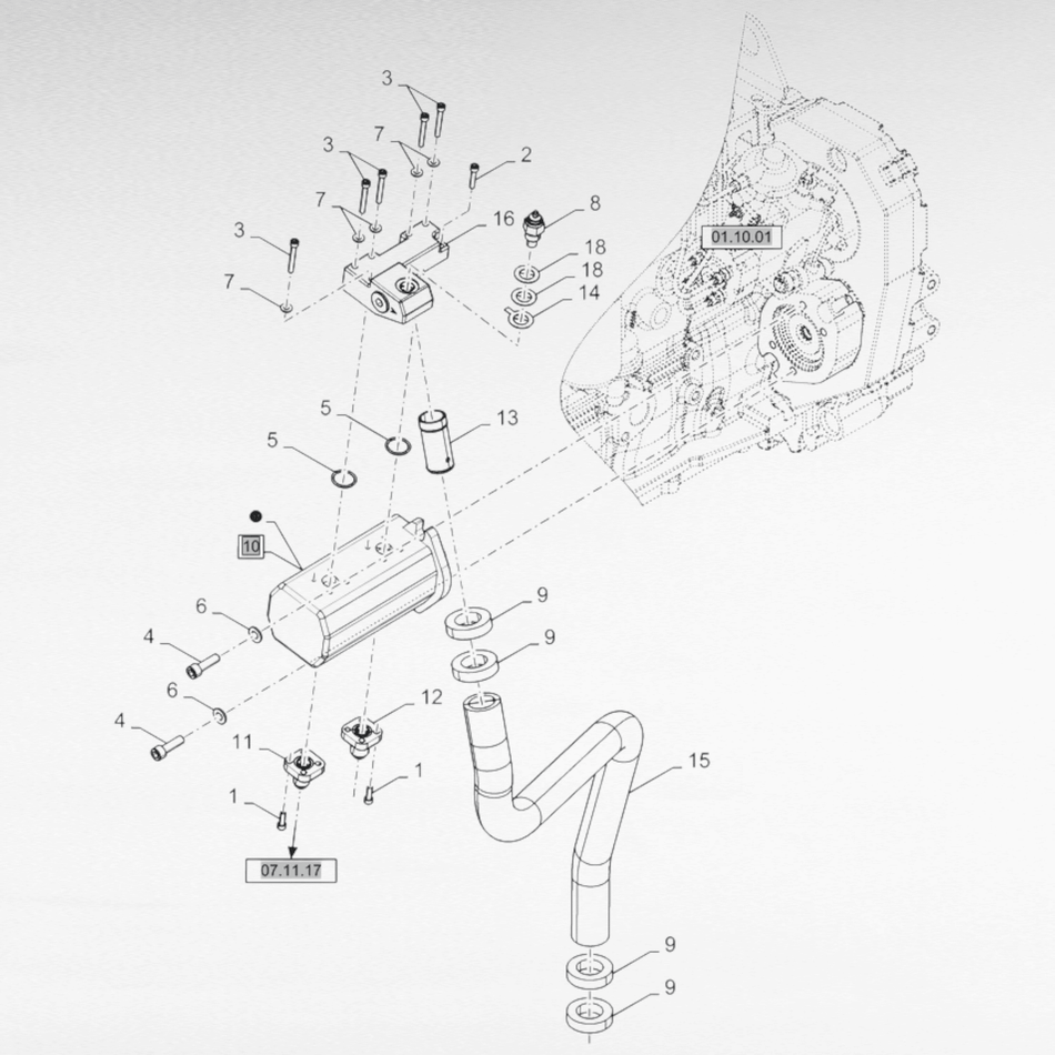 920019509 POMPA IDRAULICA PER VENDEMMIATRICI NEW HOLLAND