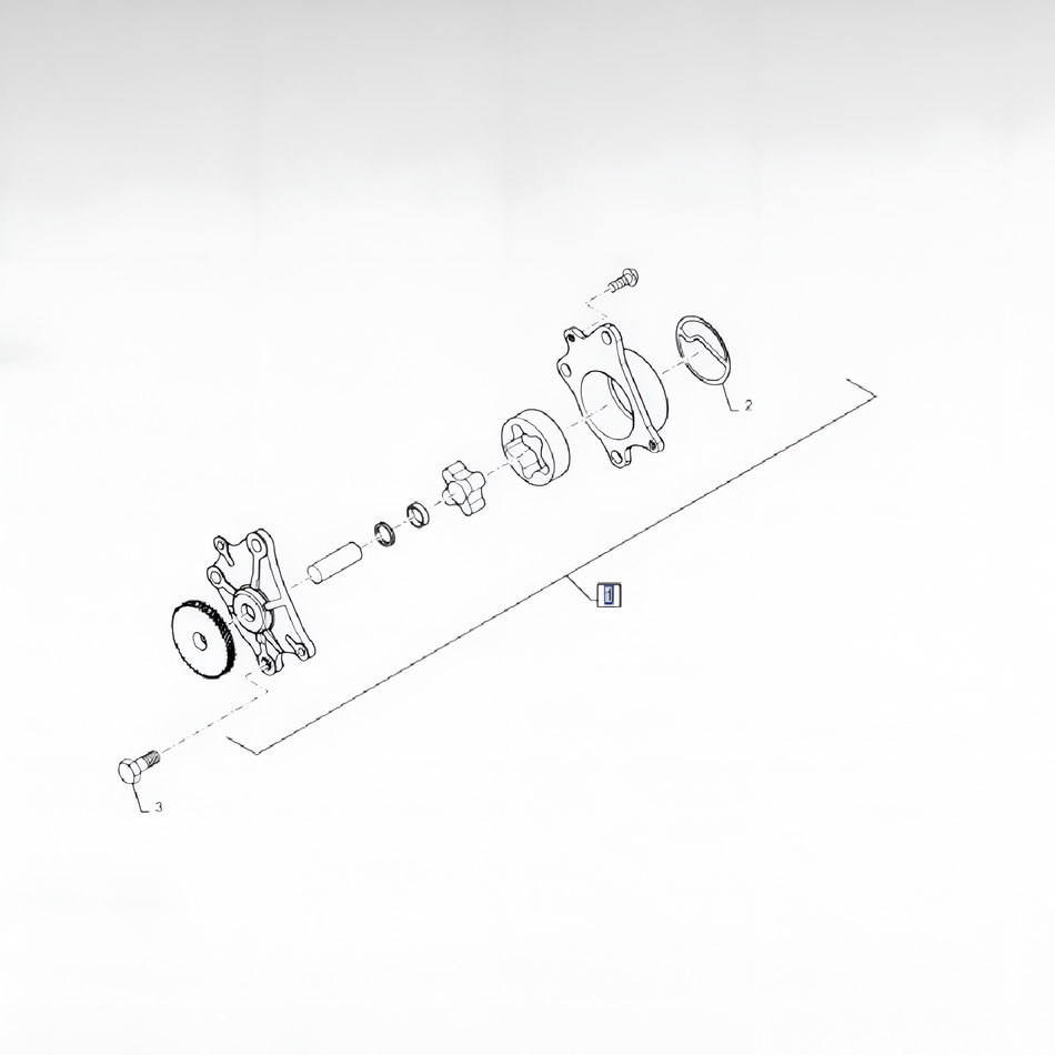 MT40109250 POMPA OLIO MOTORE PER TRATTORI NEW HOLLAND