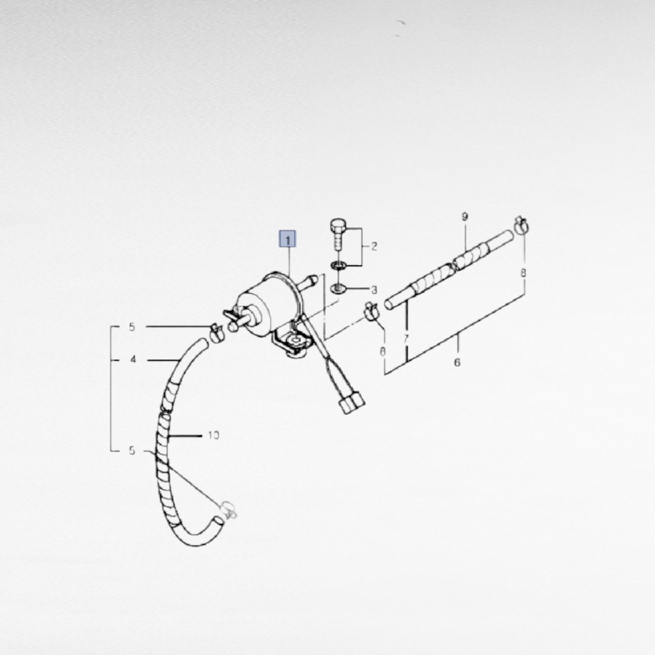 MT40361057 POMPA CARBURANTE PER TRATTORI NEW HOLLAND