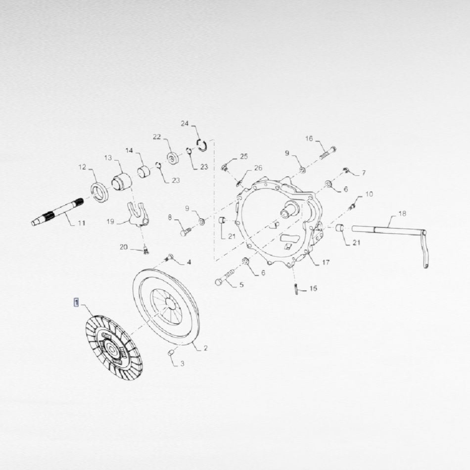 MT40408349 ORGANI DI SPINTA FRIZIONE PER TRATTORI NEW HOLLAND