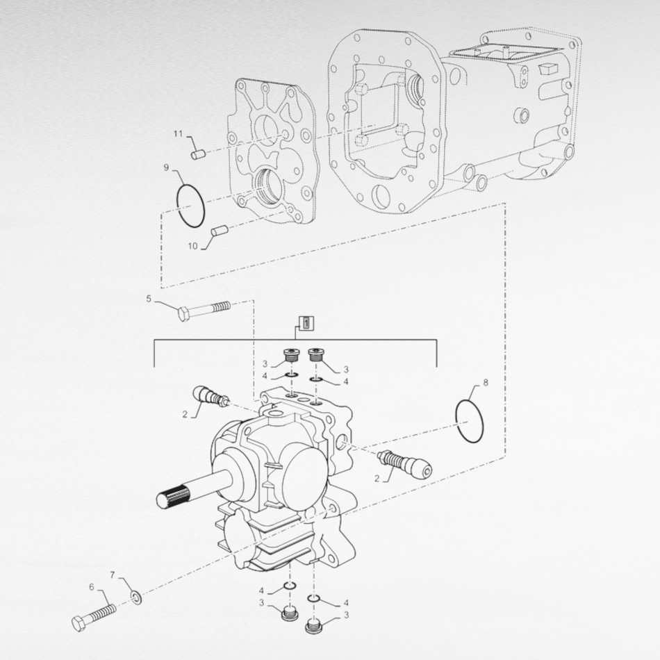 MT40445873 POMPA IDRAULICA DELL'IDROSTATICA PER TRATTORI COMPATTI NEW HOLLAND
