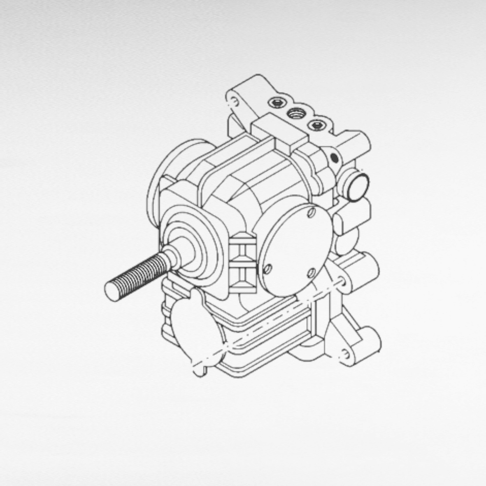 MT40445875 POMPA IDRAULICA DELL'IDROSTATICA PER TRATTORI COMPATTI NEW HOLLAND