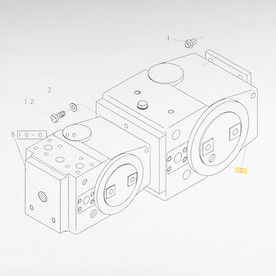 Pompa per impianto idraulico principale