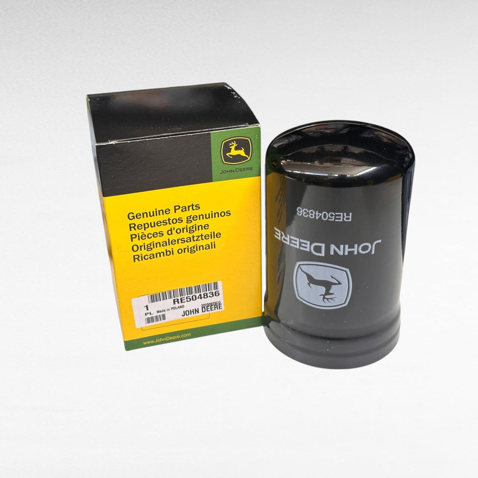 RE504836 FILTRO OLIO MOTORE PER MEZZI JOHN DEERE