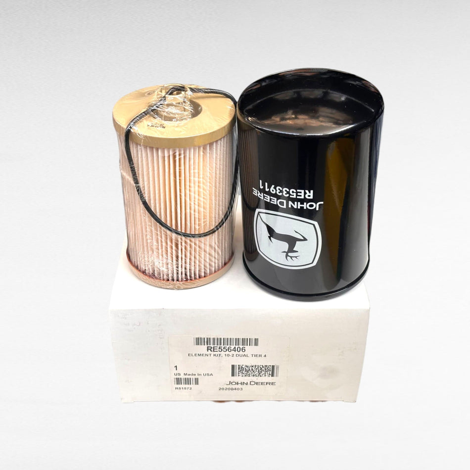 RE556406 KIT FILTRI GASOLIO PER MEZZI JOHN DEERE