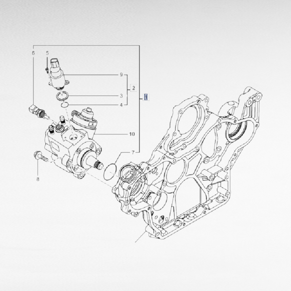 XJAU-01516 POMPA CARBURANTE PER MEZZI NEW HOLLAND