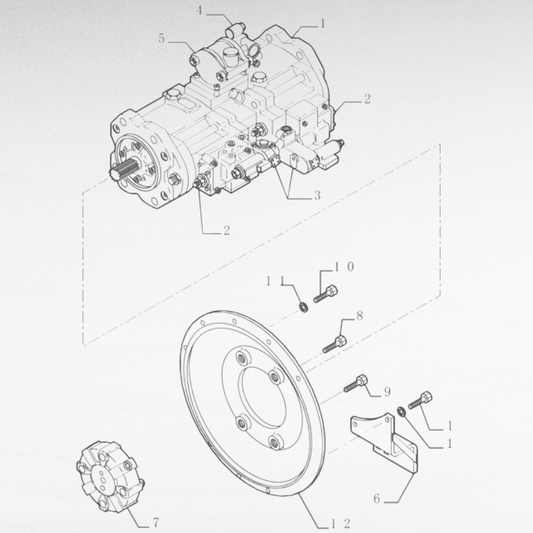 YM10V00001F6 POMPA IDRAULICA PER ESCAVATORI KOBELCO