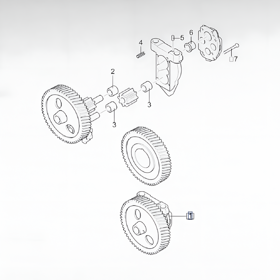 99430535 POMPA OLIO MOTORE PER TRINCIACARICATRICI NEW HOLLAND